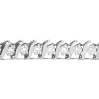 .925 Sterling Silver 4.00 Cttw Round-Cut Diamond 