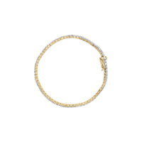 10K Yellow Gold Classic 3.0 Cttw Classic Diamond Tennis Bracelet (J-K Color, I2-I3 Clarity)  - 7.25