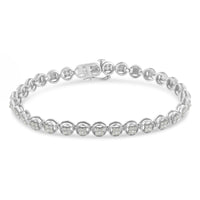 .925 Sterling Silver 1-1/3 Cttw Diamond 7