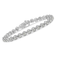 .925 Sterling Silver 1-1/3 Cttw Diamond 7