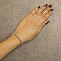 .925 Sterling Silver 1/4 Cttw Diamond 7