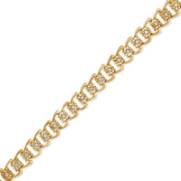 .925 Sterling Silver 1/2 Cttw Diamond Miracle-Set Double Swoosh Wave Style 7