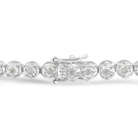 .925 Sterling Silver 1.0 Cttw Diamond Miracle-Set 7