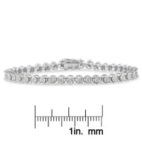 .925 Sterling Silver 1.0 Cttw Diamond Miracle-Set 7
