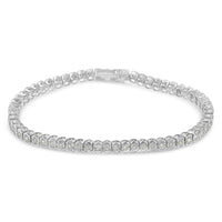 .925 Sterling Silver 1.0 Cttw Diamond Miracle-Set Cut-Circle 7
