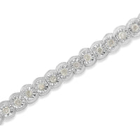 .925 Sterling Silver 1.0 Cttw Diamond Miracle-Set Cut-Circle 7