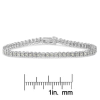 .925 Sterling Silver 1.0 Cttw Diamond Miracle-Set Cut-Circle 7