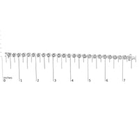 .925 Sterling Silver 1/10 cttw Miracle-Set Round-Cut Diamond 