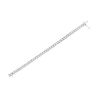 .925 Sterling Silver Brilliant-Cut Round Diamond Square Frame Miracle-Set Tennis Bracelet (2 cttw, I-J Color, I2-I3 Clarity) - Size 7