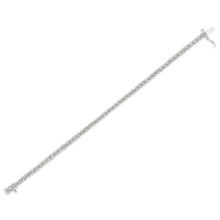 .925 Sterling Silver 3.0 Cttw Diamond Illusion-Set Miracle Plate Tennis Bracelet (I-J Color, I3 Clarity) - 7