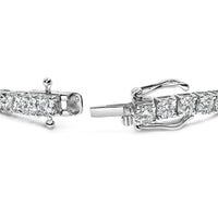 10K White Gold 2.0 Cttw Prong Set Round-Cut 7.25