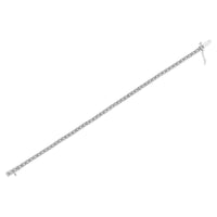 .925 Sterling Silver 2.0 Cttw Diamond Classic Link Tennis Bracelet (I-J Color, I2-I3 Clarity) - 7-1/4