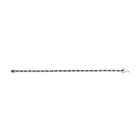 .925 Sterling Silver 2.0 Cttw Black and White Diamond Tennis Bracelet (I-J Color, I2-I3 Clarity) - 7