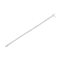 10K White Gold 3.00 Cttw Miracle Set Diamond Bezel Link Style Tennis Bracelet (H-I Color, I2-I3 Clarity) - 7.5