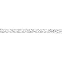 .925 Sterling Silver 1/10 Cttw Miracle Set Diamond Double Box Link Tennis Bracelet (I-J Color, I2-I3 Clarity) - Size 7.25