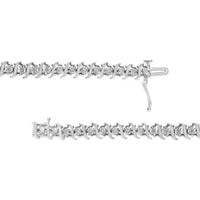 .925 Sterling Silver 1/4 Cttw Diamond Miracle-Set 