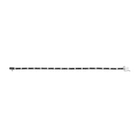 .925 Sterling Silver Black and White Diamond Tennis Bracelet (I-J Color, I2-I3 Clarity) - 7.25