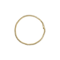 14K Yellow Gold 3.00 Cttw 4 Prong Set Round Brilliant Cut Diamond Tennis 7.25