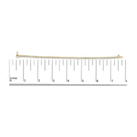 14K Yellow Gold 3.00 Cttw 4 Prong Set Round Brilliant Cut Diamond Tennis 7.25
