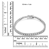 14K White Gold 3.0 Cttw Miracle Set Round-Cut Lab Grown Diamond Illusion 7