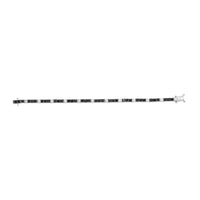 .925 Sterling Silver Black and White Diamond Tennis Bracelet (I-J Color, I2-I3 Clarity) - 7.25