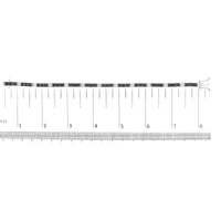 .925 Sterling Silver Black and White Diamond Tennis Bracelet (I-J Color, I2-I3 Clarity) - 7.25