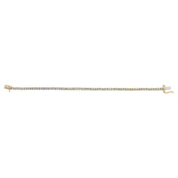 10K Yellow Gold 4.0 Cttw Natural Diamond Tennis Bracelet (K-L Color, I2-I3 Clarity)  - 7.25 