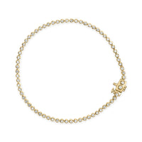 10K Yellow Gold Plated Sterling Silver 2.0 Cttw Diamond Classic Tennis Bracelet - 7.25