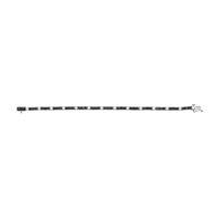 .925 Sterling Silver Black and White Diamond Tennis Bracelet (I-J Color, I2-I3 Clarity) - 7.25