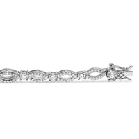 10K White Gold 3.00 Cttw Diamond Link Bracelet