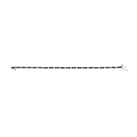 .925 Sterling Silver Black and White Diamond Tennis Bracelet (I-J Color, I2-I3 Clarity) - 7.25
