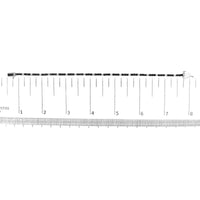 .925 Sterling Silver Black and White Diamond Tennis Bracelet (I-J Color, I2-I3 Clarity) - 7.25