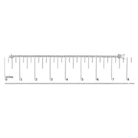 .925 Sterling Silver 2.0 Cttw Round Lab-Grown Diamond Tennis Bracelet (F-G Color, VS2-VS1 Clarity) - 7