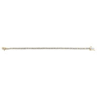 14K Gold 5.0 Cttw Lab Grown Diamond Tennis Bracelet (F-G Color, VS1-VS2 Clarity) - 7.25