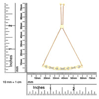 .925 Sterling Silver Channel Set Diamond Accent Twist 4”-10” Adjustable Bolo Bracelet (I-J Color, I3 Clarity)