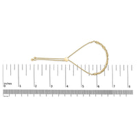 .925 Sterling Silver Diamond Accent Alternating Marquise Shape and Heart Links Bolo Bracelet (I-J Color, I3 Clarity) - Adjustable 6