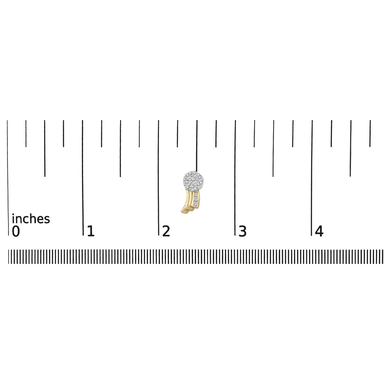 14K Yellow Gold 7/8 cttw Round Cut Diamond Earrings (I-J, SI1-SI2)