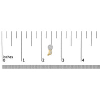 14K Yellow Gold 7/8 cttw Round Cut Diamond Earrings (I-J, SI1-SI2)