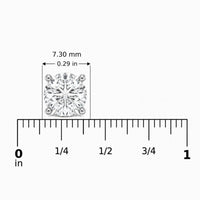 14K Gold Round Lab Grown Diamond Solitaire Stud Earrings with Screw Backs