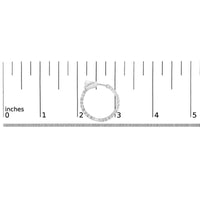 14K White Gold 2.00 Cttw Inside Out Lab-Grown Diamond Hoop Earrings
