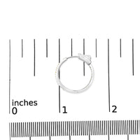 .925 Sterling Silver 1/3 Cttw Inside Out Yellow Treated Diamond 1MM Wide Hoop Earrings (Yellow Color, I2-I3 Clarity)