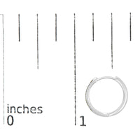 925 Sterling Silver 1/10 Cttw Yellow Diamond Hoop Snap Post Hoop Earrings (Yellow Color, I3 Clarity)