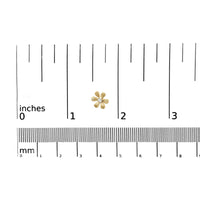 10K Yellow Gold Bezel Set Diamond Accent Hammered Finish Floral Stud Earrings (I-J Color, I1-I2 Clarity)