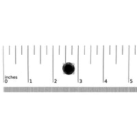 14K White Gold Round Brilliant-Cut Black Diamond Classic 4-Prong Stud Earrings with Screw Backs (Fancy Color-Enhanced, I2-I3 Clarity)
