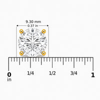 14K Gold Round Lab Grown Diamond Solitaire Stud Earrings with Screw Backs