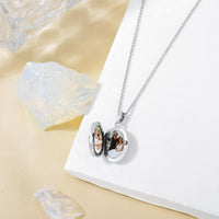 925 Sterling Silver Photo Locket Necklace