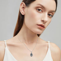 925 Sterling Silver Photo Locket Necklace