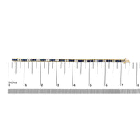 14K Yellow Gold 1 3/4 Cttw Diamond and 5.0 Cttw Blue Sapphire Bezel Set Tennis Bracelet (G-H Color, SI1-SI2 Clarity) - 7