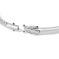 14K Gold 1.00 Cttw Half Eternity Diamond Bangle Bracelet (G-H Color, SI2-I1 Clarity) - 7