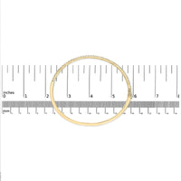 14K Gold 1.00 Cttw Half Eternity Diamond Bangle Bracelet (G-H Color, SI2-I1 Clarity) - 7